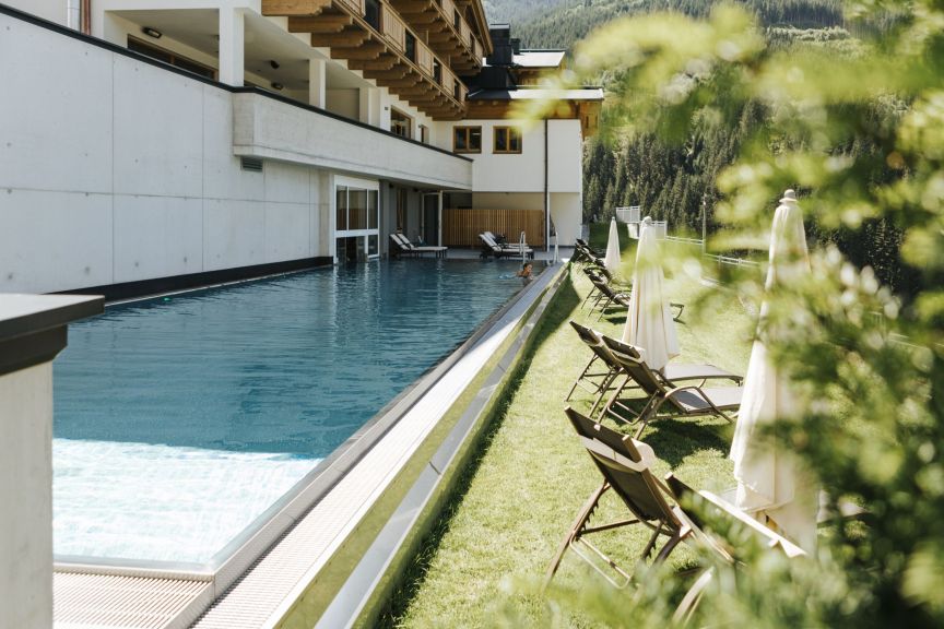 Hotel Thurnerhof Saalbach Hotel Pool Infinity Pool