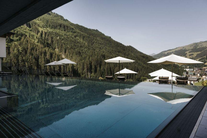 Hotel Thurnerhof Saalbach Hotel Pool Infinity Pool