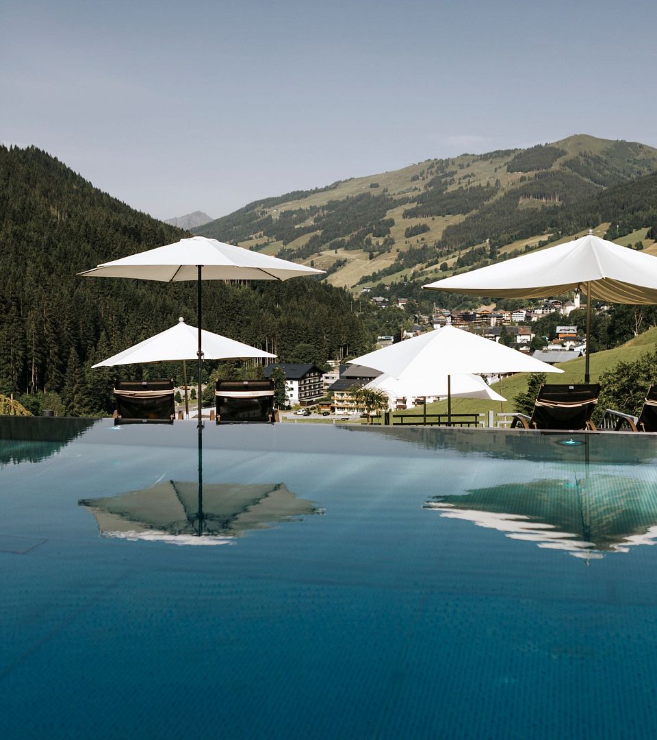 Hotel Thurnerhof Saalbach Hotel Pool Infinity Pool
